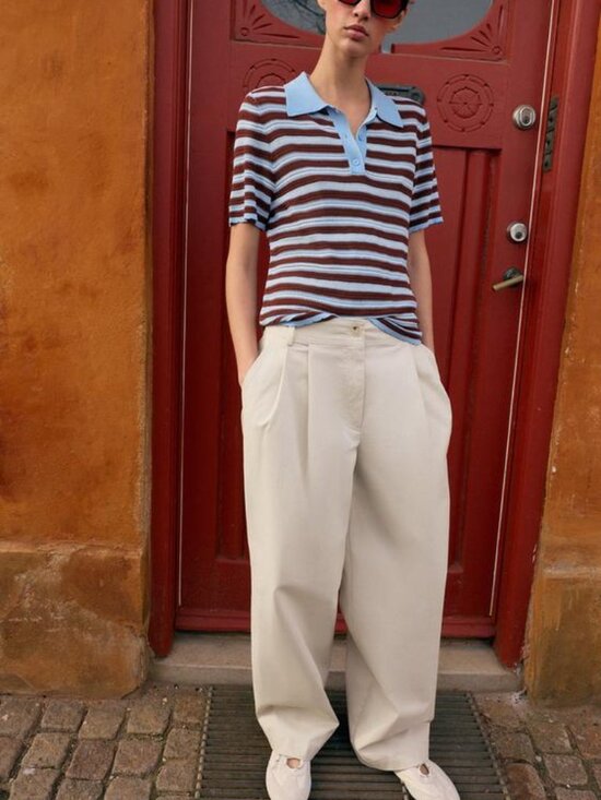 Zara Pants - ZARA PLEATED BARREL PANTS